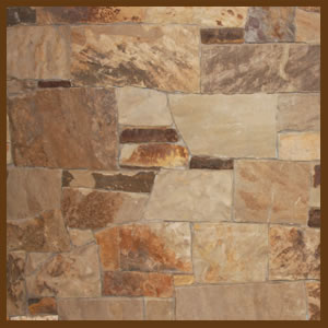 Indian Ricegrass dry stacked thin veneer stone